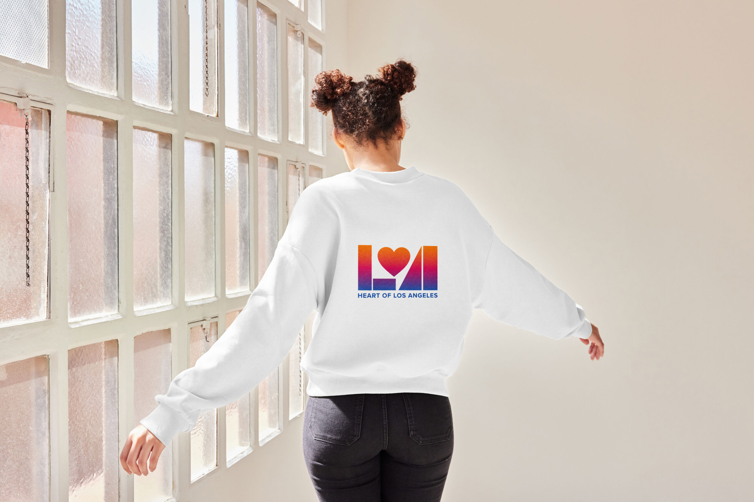 Heart of LA Sweatshirt Mockup