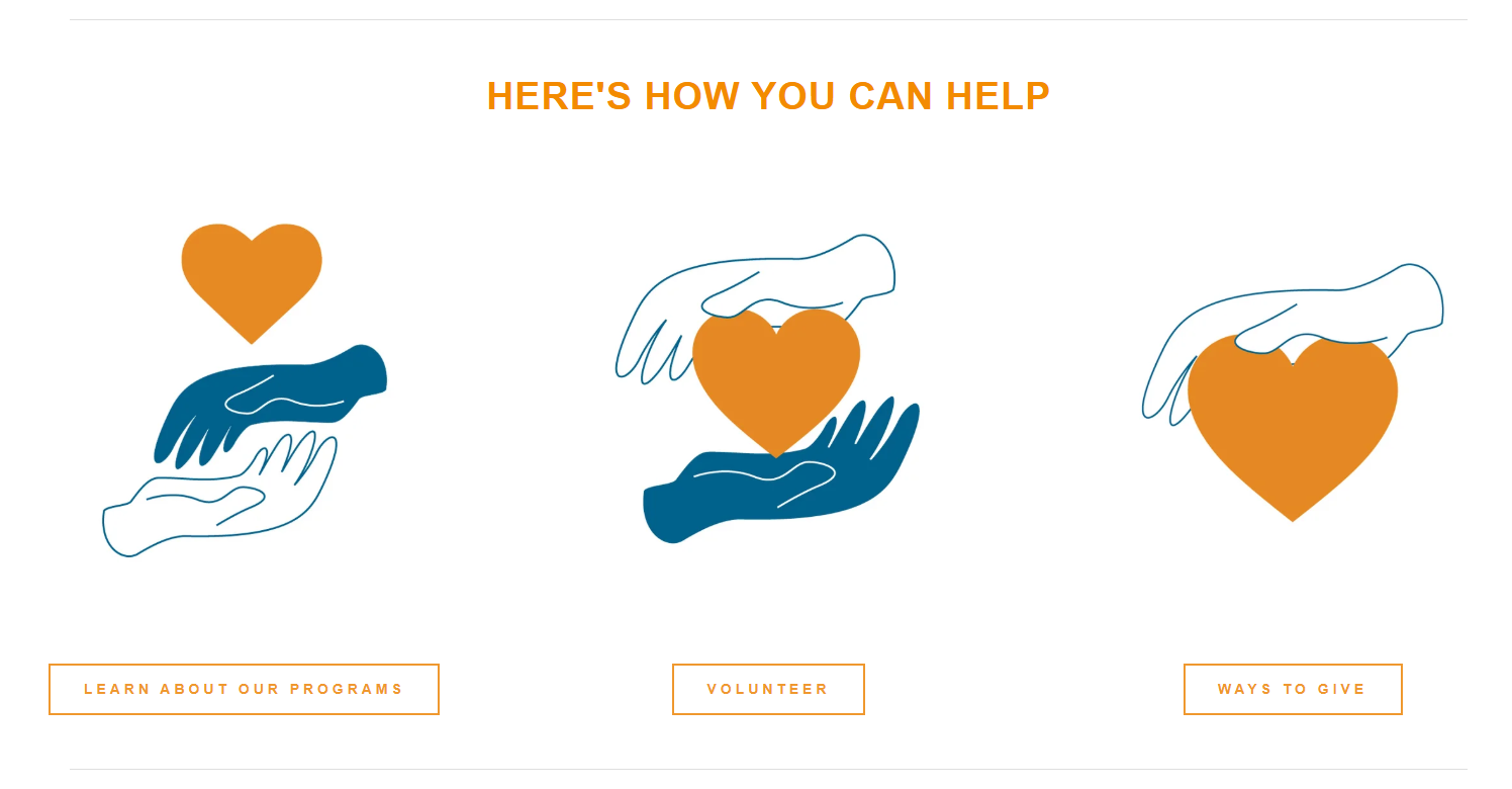 Original Website Landing Page CTA