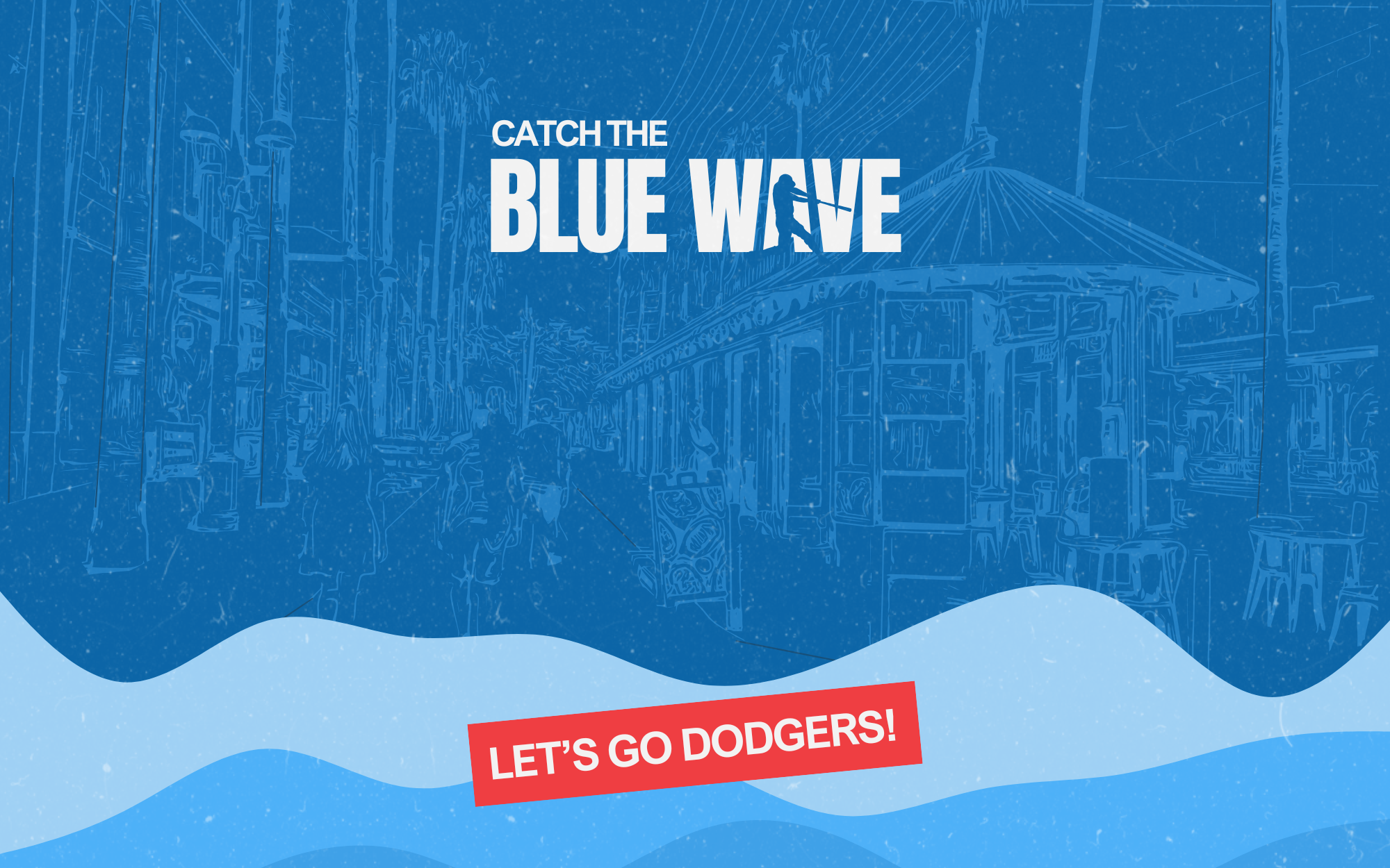 DTSM LA Dodgers Pep Rally Graphic